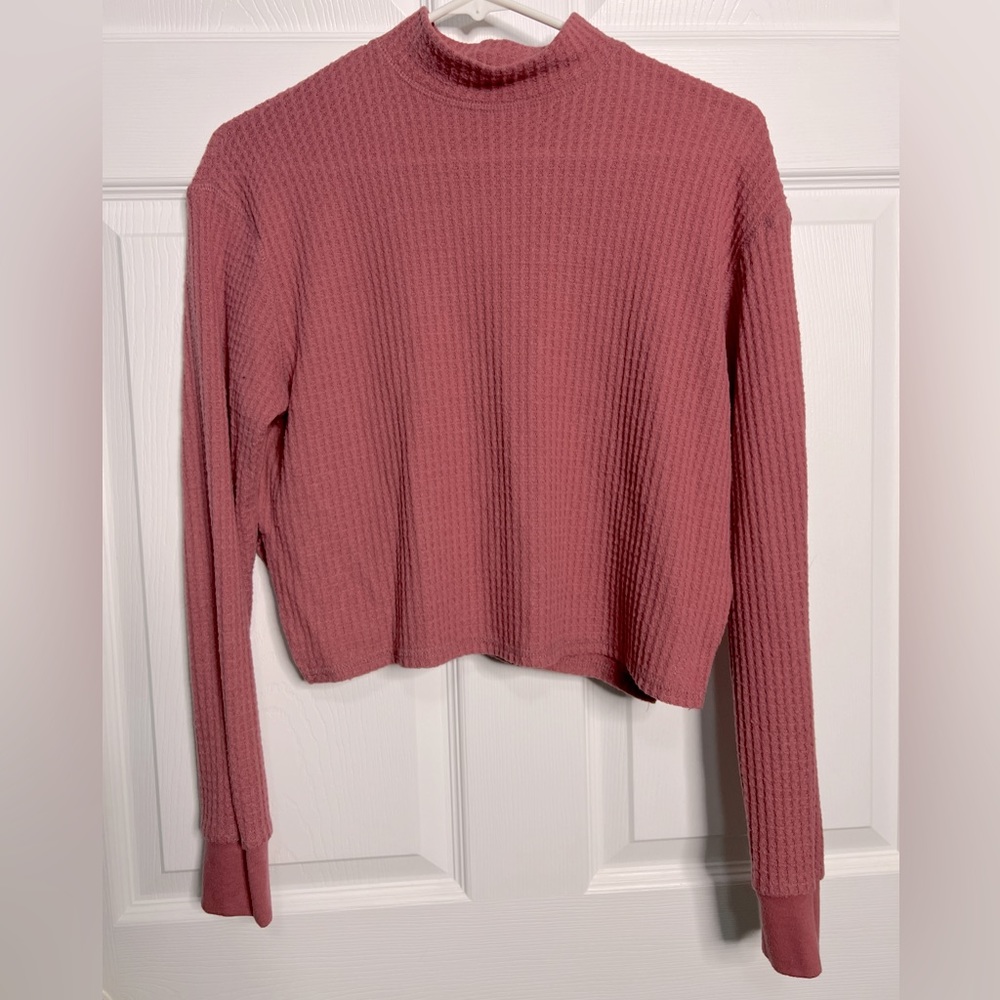 PST Long Sleeve Turtle Neck Crop Top Shirts (Bundle)